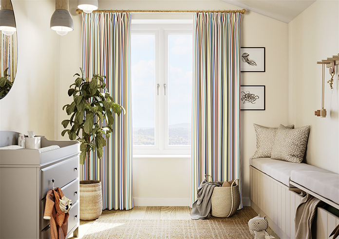 The British Stripe Co. Catherine, Bristol No.1 - Made to Measure Curtains - Image 3